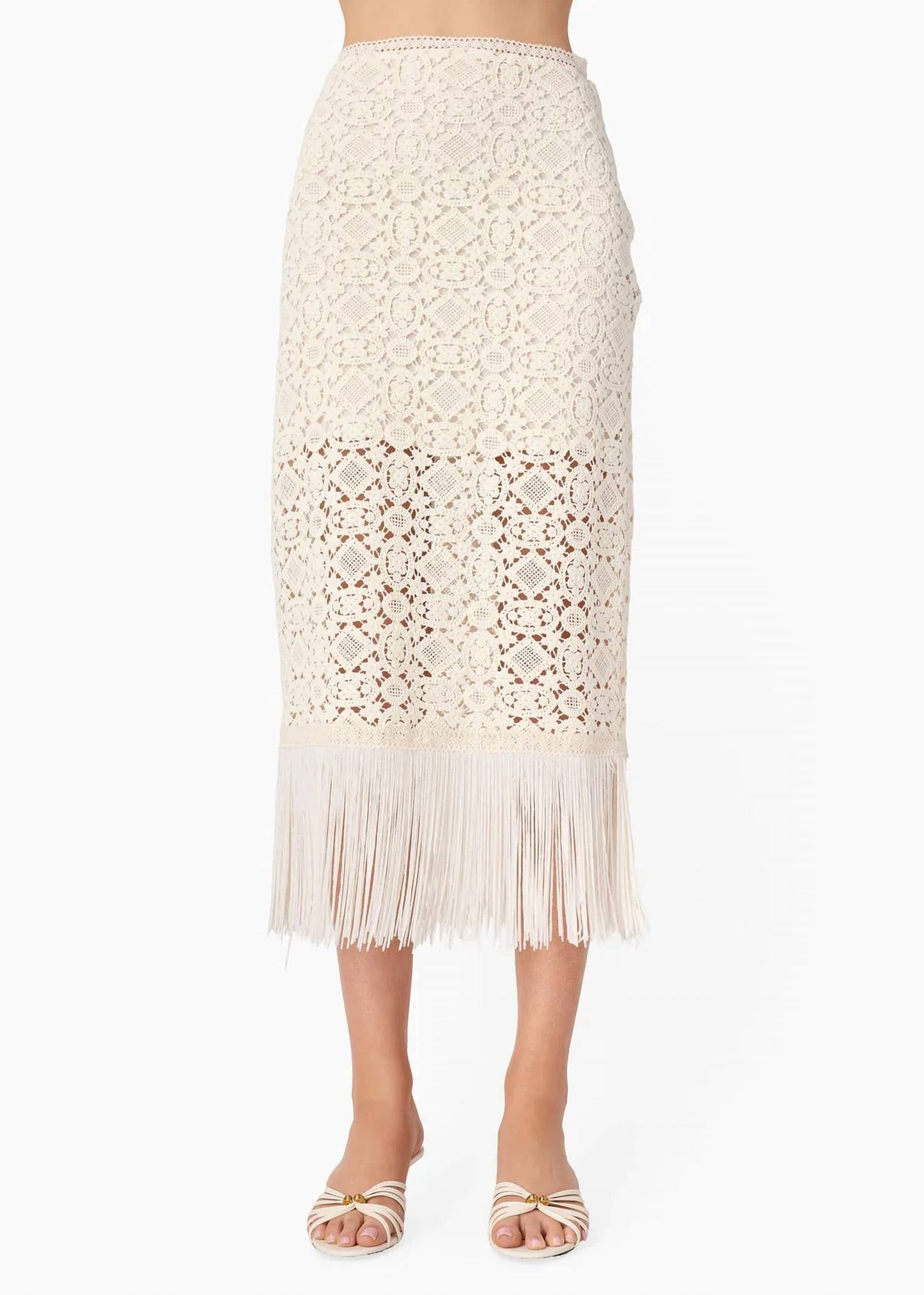 Cami Nyc - Venezia Crochet Midi Skirt