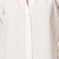Anne Klein Women's Jo Cotton Button Front Shirt White Size Small