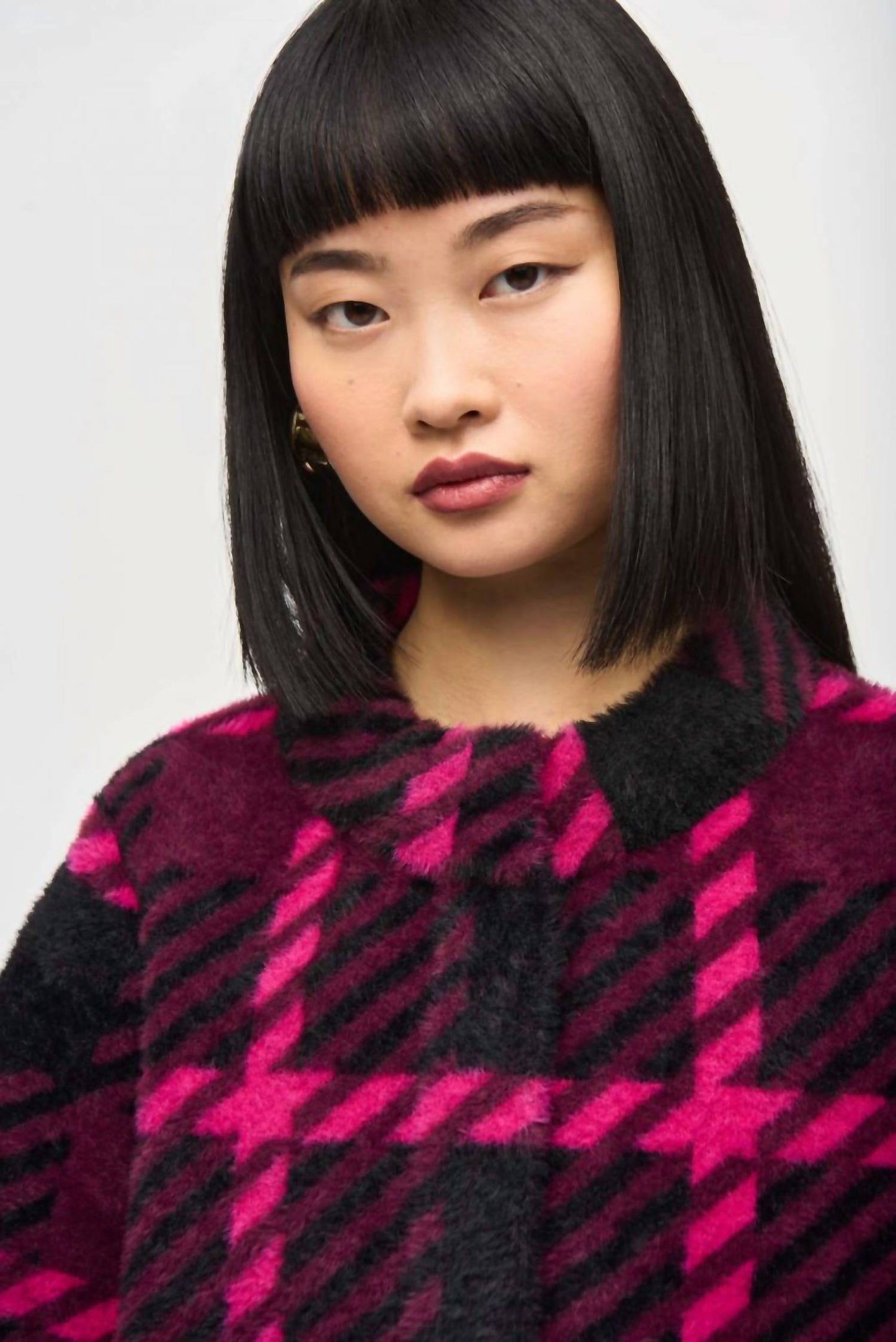 Joseph Ribkoff - Plaid Long Sleeve Jacket