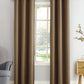 Sun Zero Preston Grommet Top Blackout Curtain Panel Brown Size 40X95