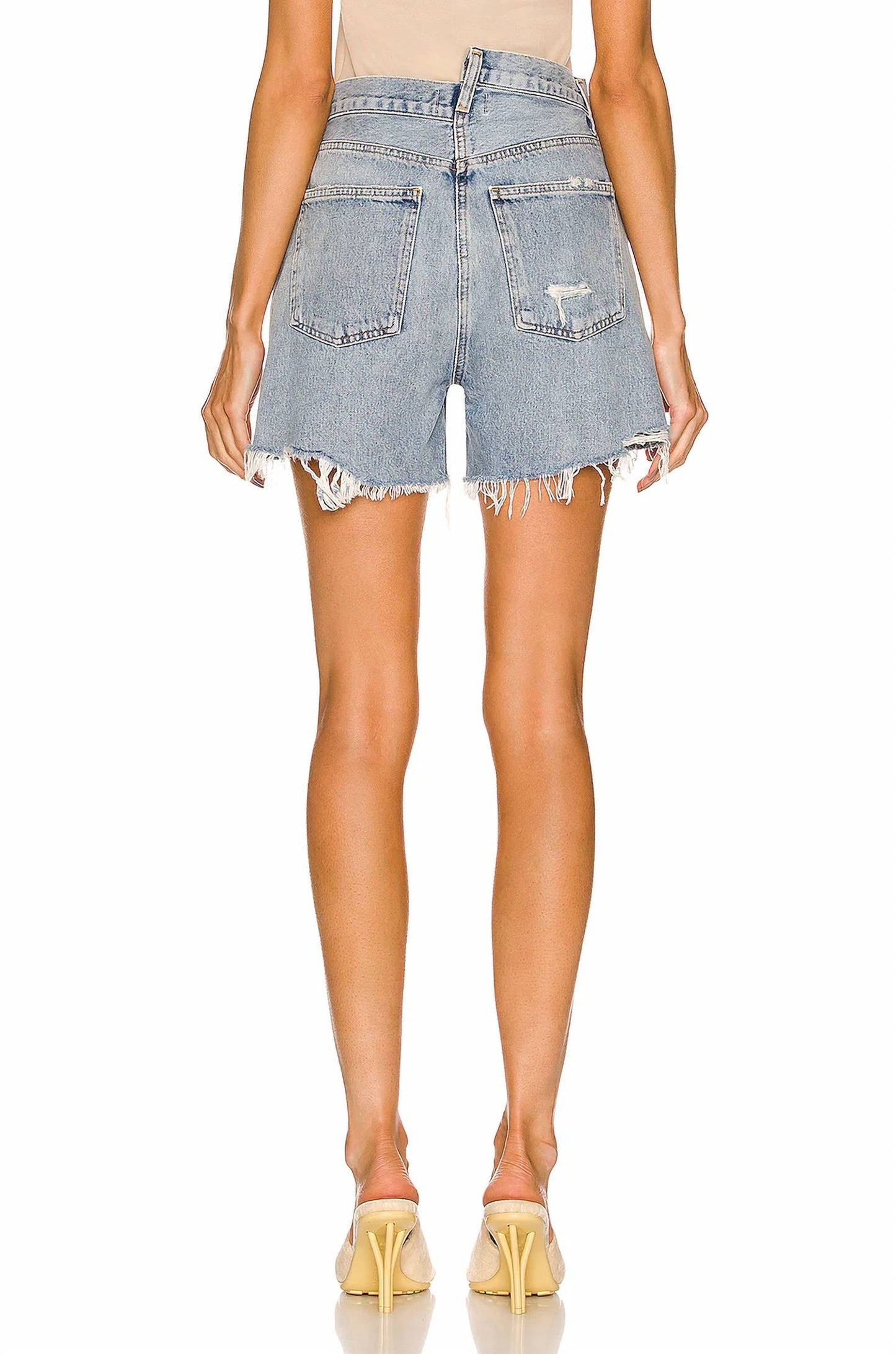 Agolde - Women's Criss Cross Shorts