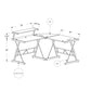 Computer Desk, Home Office, Corner, L Shape, Laptop, Durable Construction