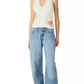 Steve Madden - Opal Floral Embroidered Crochet Knit Halter Top