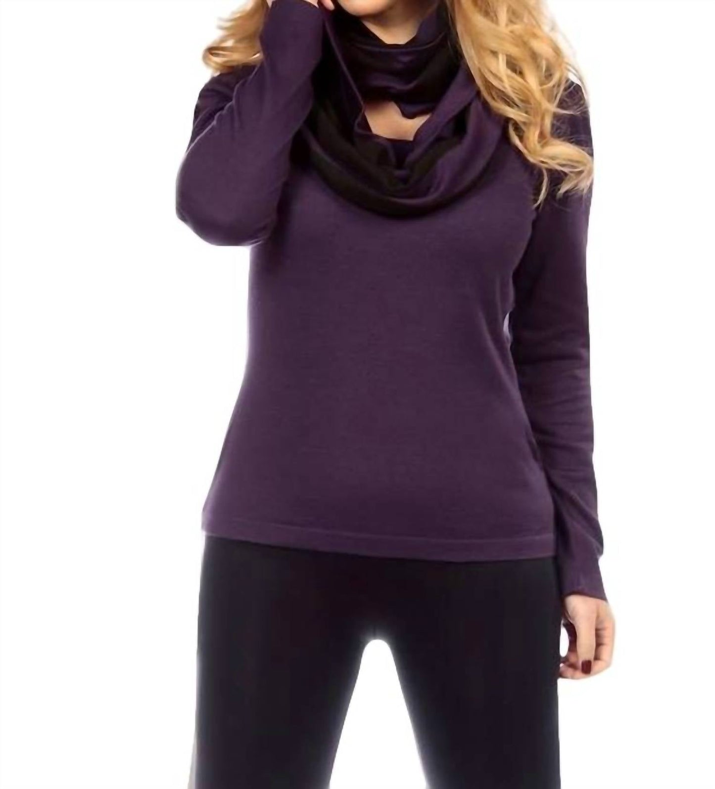 Angel - Striped Infinity Scarf