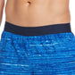 Nike Men's Oxidized Stripe 9 Swim Trunks Blue Size Small