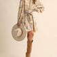 &Merci - Wild West Belted Dress