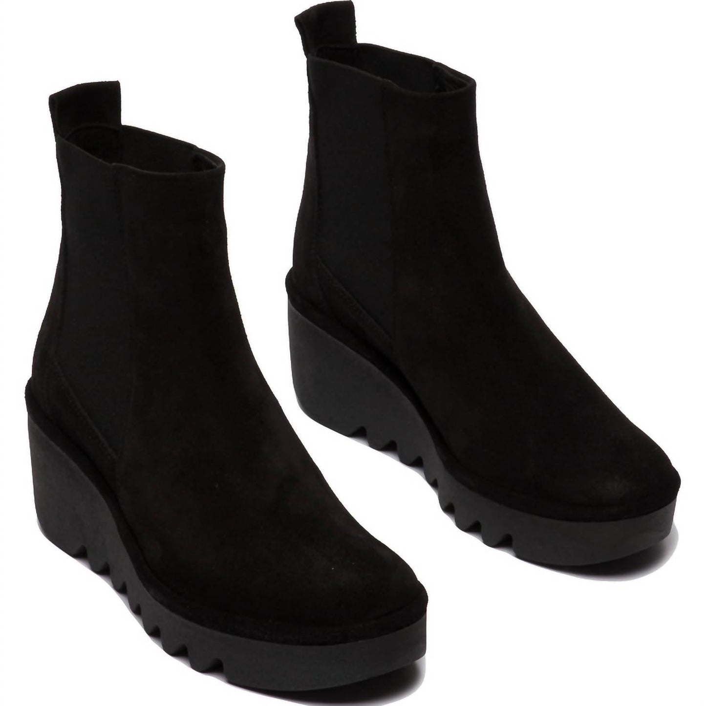 Fly London - Women's Verona Bagu Fly Wedge Suede Bootie