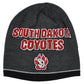 NCAA Adidas South Dakota Coyotes KY29Z Cuffless Knit Winter Skully Beanie Hat