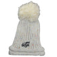 NCAA Adidas Wichita State Shockers KWT45 White Pom Pom Cuffed Knit Beanie Hat