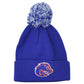 NCAA Zephyr Boise State Broncos Pom Pom Sports Blue Cuffed Knit Beanie Hat