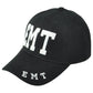 EMT Hat Emergency Medical Technician Ambulance Black Curved Baseball Hat Cap