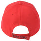 Fire Dept Department Firefighters Logo Adults Constructed Red Adjustable Hat Cap