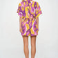 Adrienne - Button Down Smocked Waist Romper