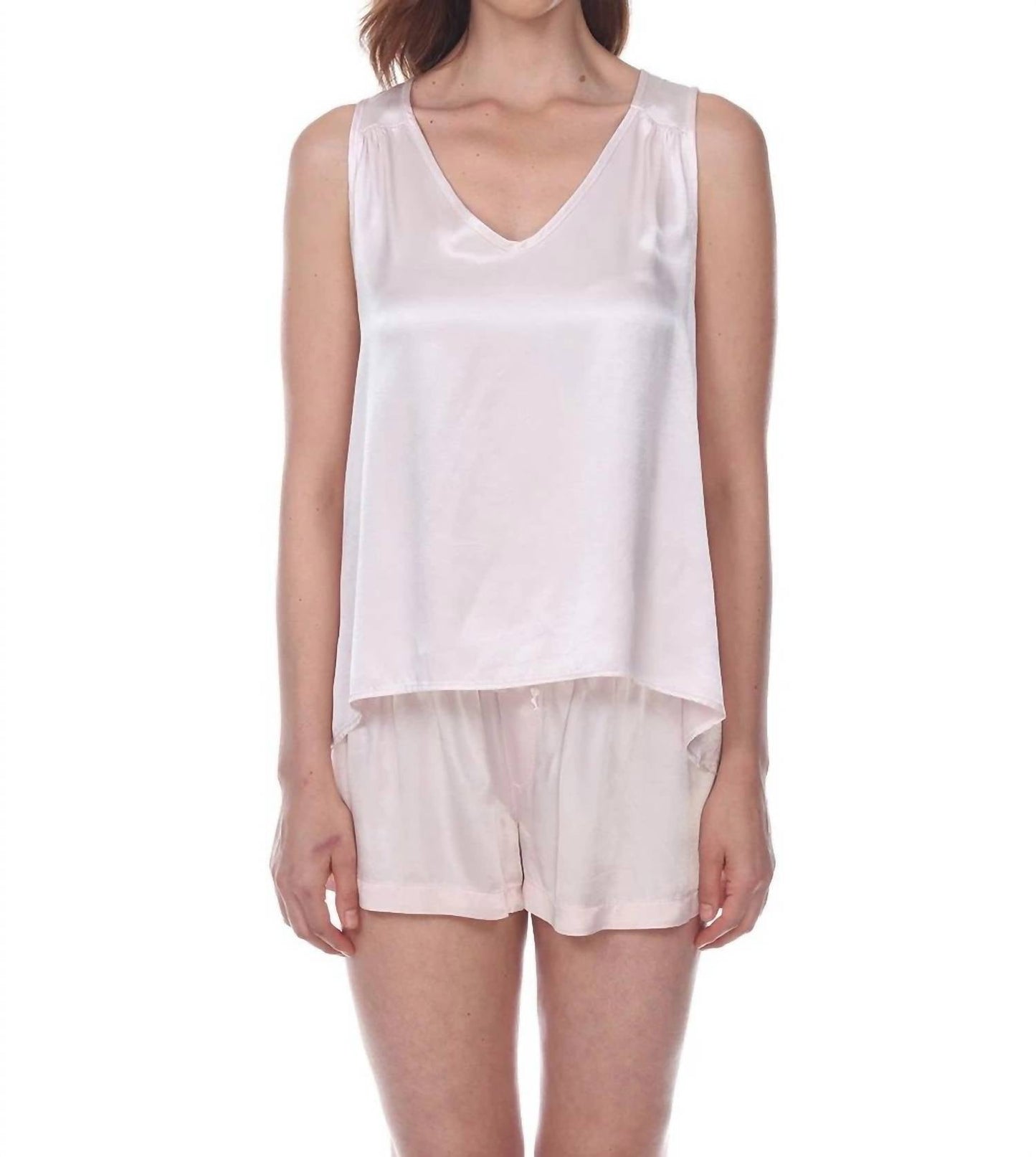 Pj Harlow - Jill Satin Cami With V-Neck