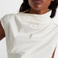 Ganni - Stretch Cotton Ruched Top