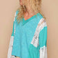 Pol - Lacey Bell Sleeve Top