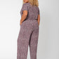 Leota Women's Ruby Wide Leg Jumpsuit Gray
