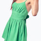 Do+Be - OPEN-BACK SHIRRED TWILL ROMPER