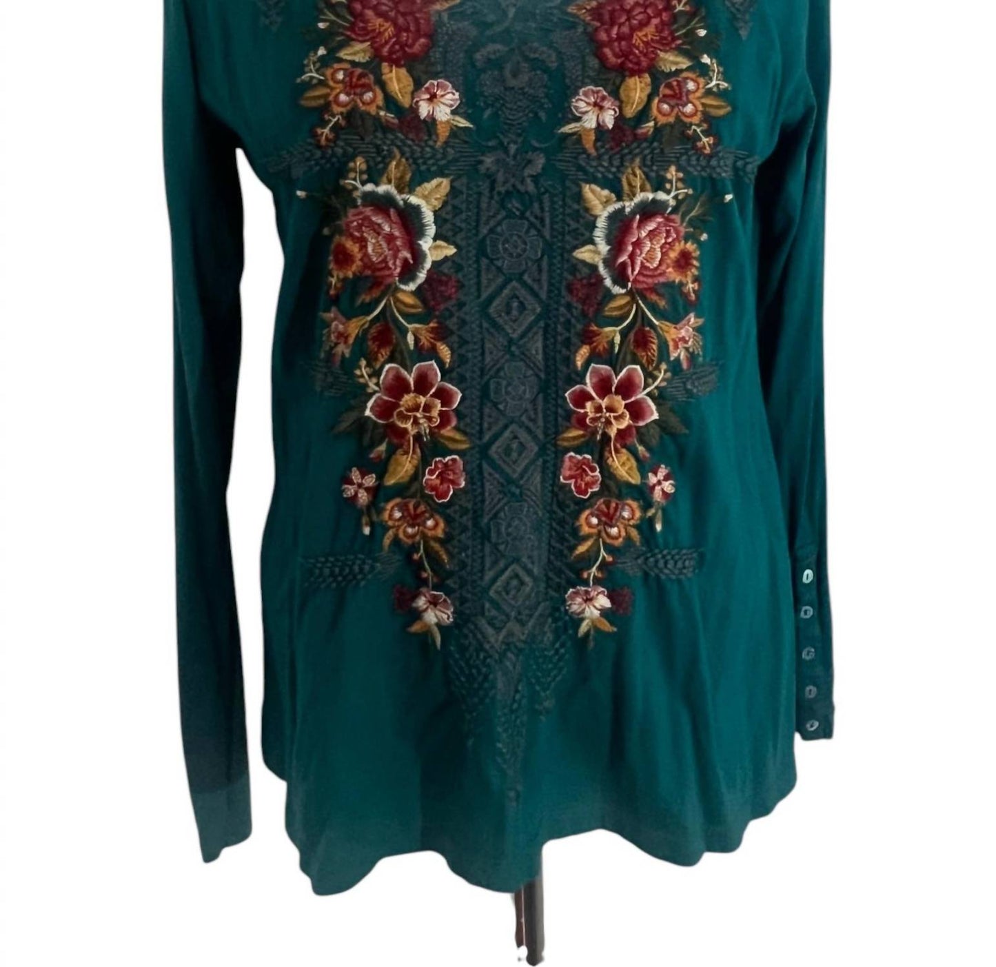 Johnny Was - Zaret Embroidered Top