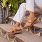 Reef - Women's Cushion Vista Natural Braid Sandal