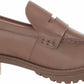 Cole Haan - महिलाओं के लिए केमिया राउंडेड टो स्लिप ऑन ब्लॉक हील्ड लोफर्स