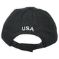 United States USA Patch Country Black Adjustable Curved Bill Youth Kids Hat Cap