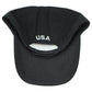 United States USA Patch Country Black Adjustable Curved Bill Youth Kids Hat Cap