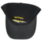 Brasil Brazil South America Country Black Curved Bill Adjustable Adults Hat Cap