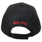 Bolivia South America Country Black Curved Bill Adjustable Adults Men Hat Cap