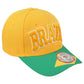 Brazil Brasil Country South America Curved Bill Adjustable Adults Men Hat Cap