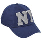 New York NY City United States Blue Curved Bill Adjustable Adults Men Hat Cap