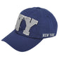 New York NY City United States Blue Curved Bill Adjustable Adults Men Hat Cap