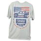 Jeep Logo Grey Short Sleeve American Tradition Brand Crew Tshirt Tee