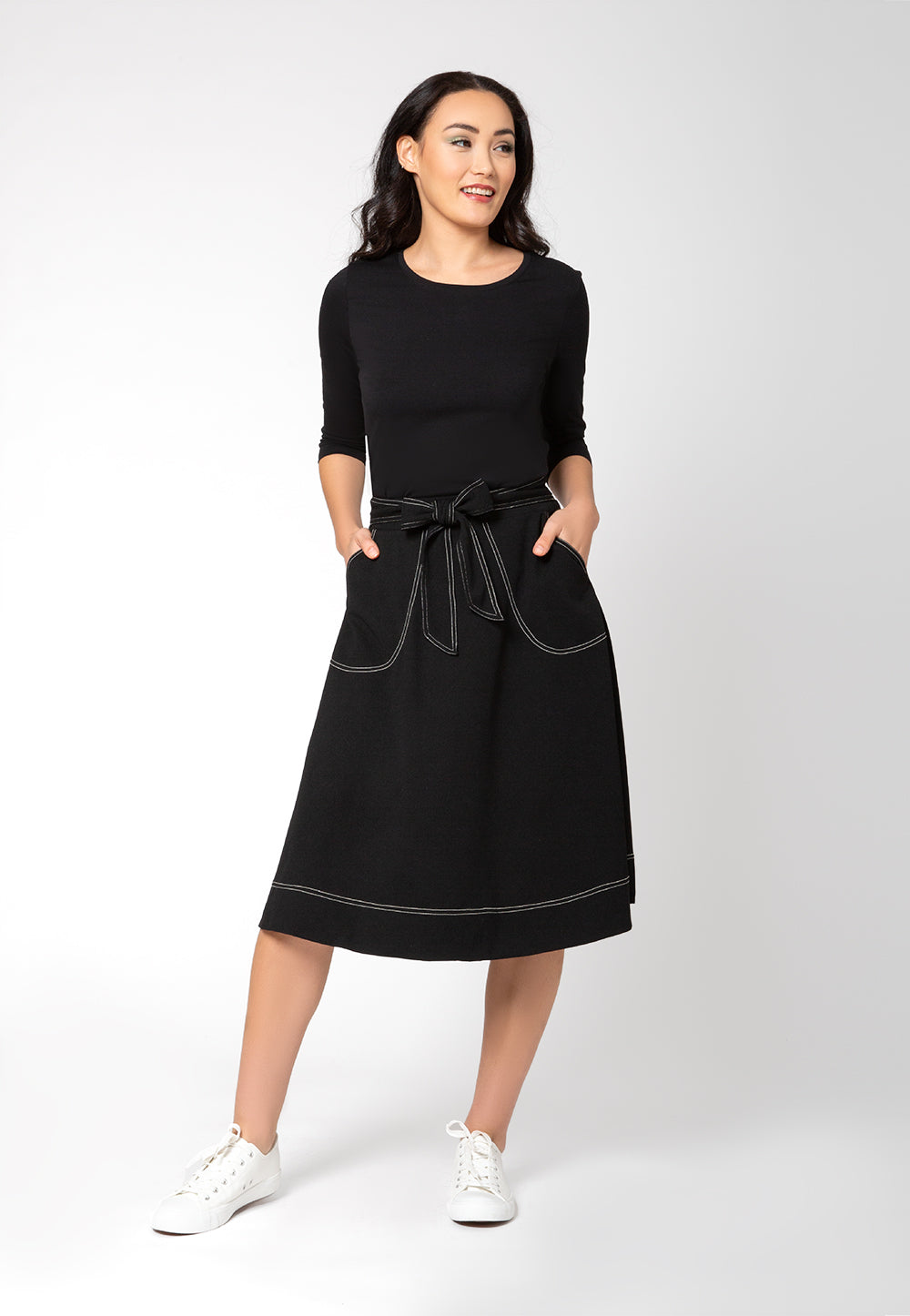 Leota Women's Mindy Skirt Black Size Medium