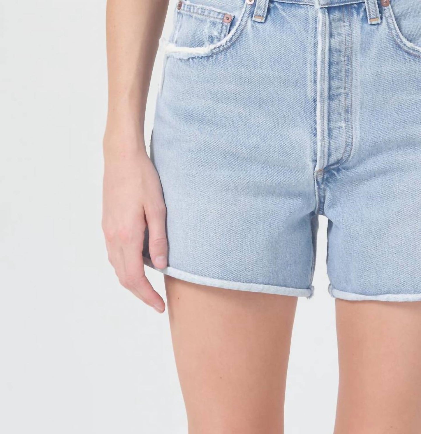 Agolde - DEE HIGH RISE ROLLED HEM SHORT