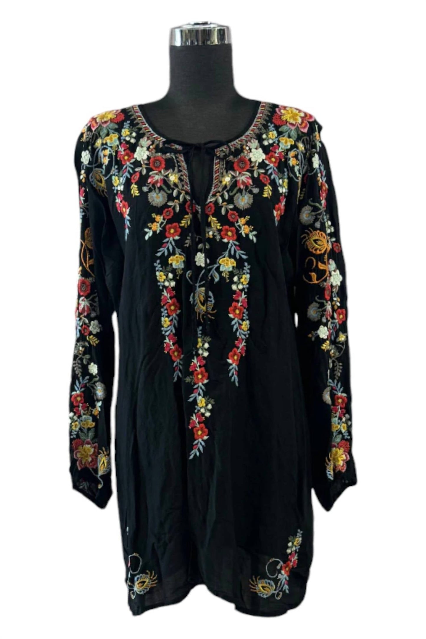 Johnny Was - Embroidered Flower Top