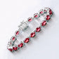 15.30 Carat Genuine Garnet .925 Sterling Silver Bracelet