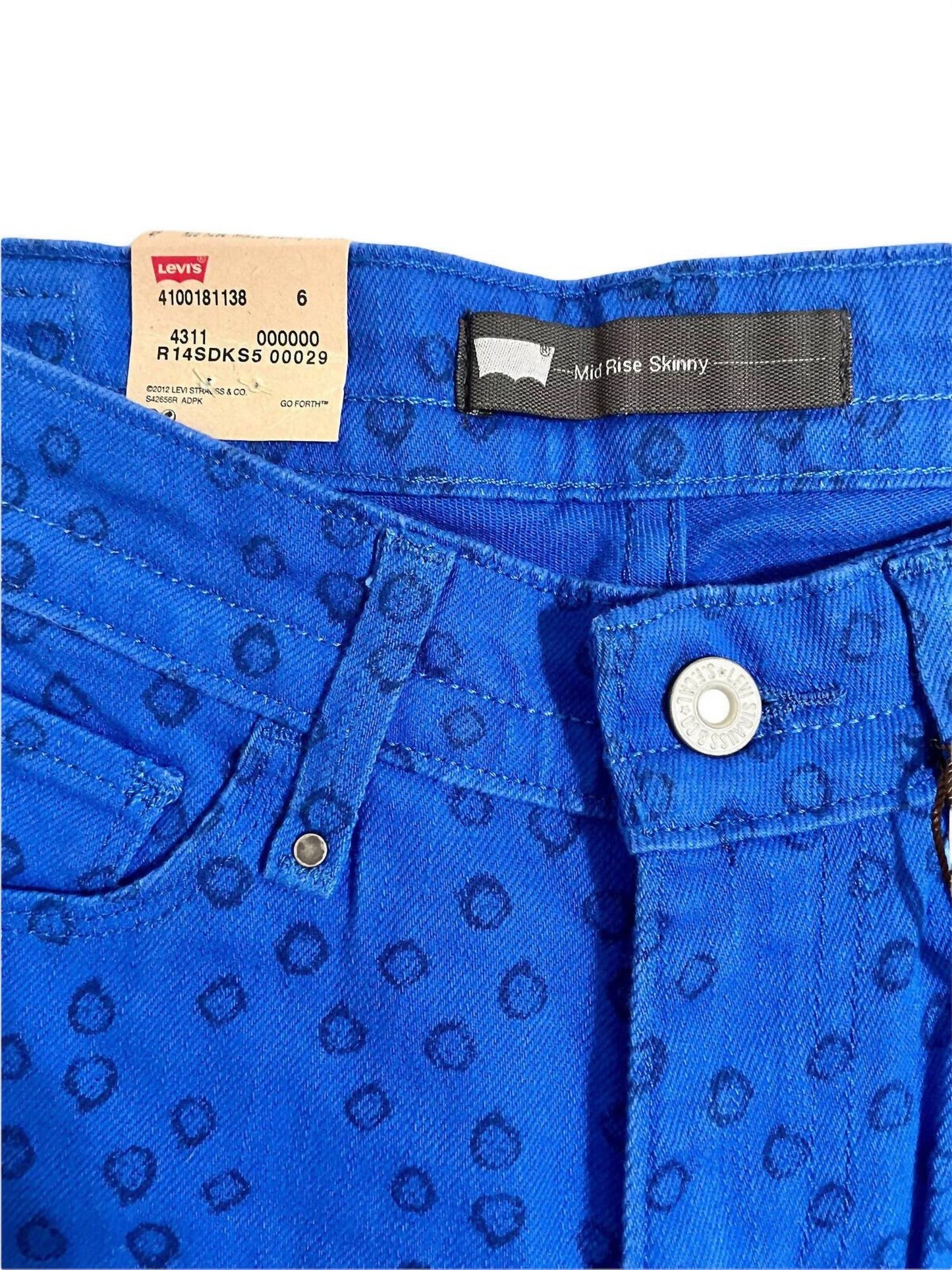 Levi'S - Women's Mid Rise Skinny Denim Jeans