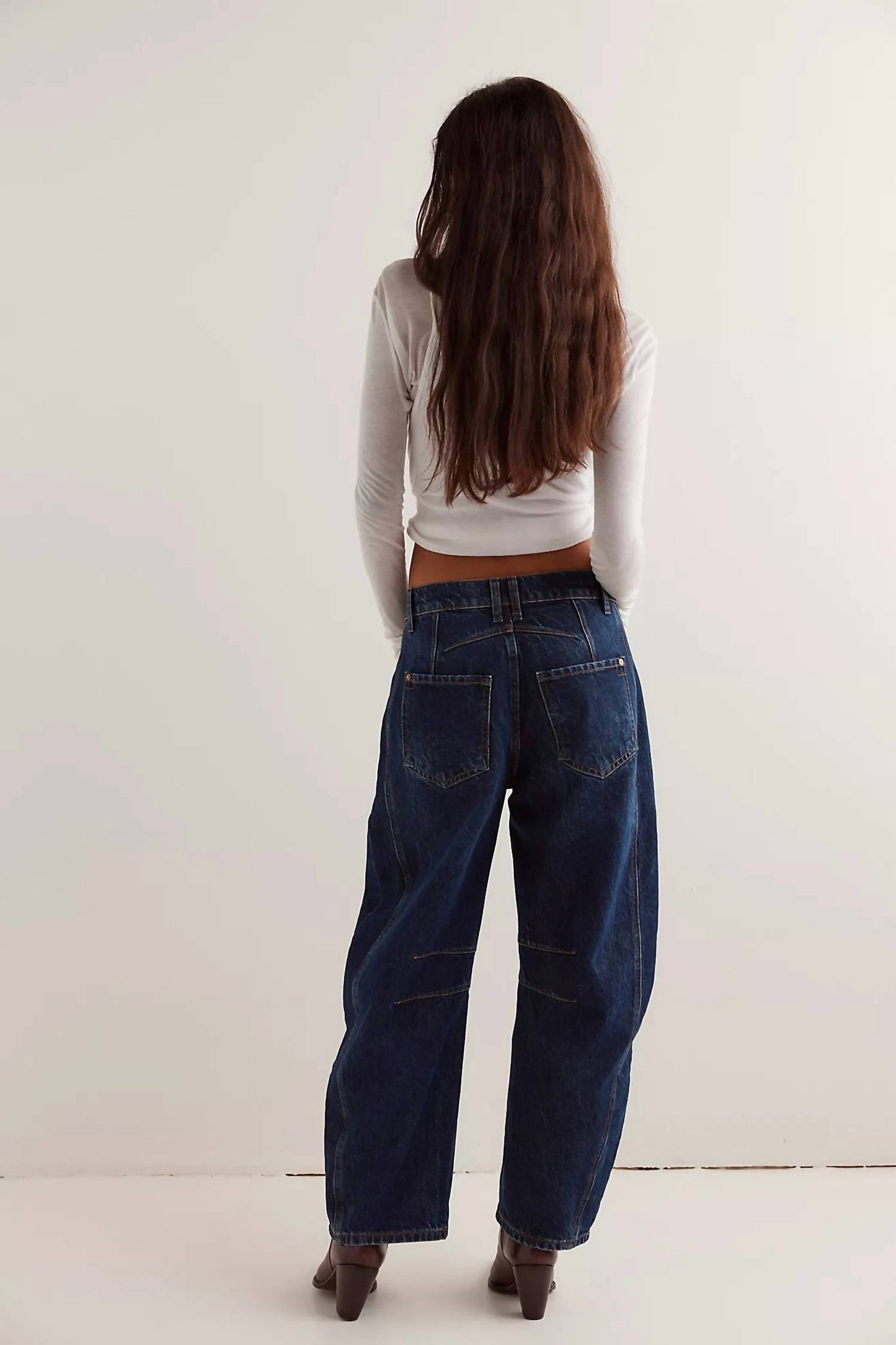 Free People - Good Luck Mid Rise Barrel Jeans