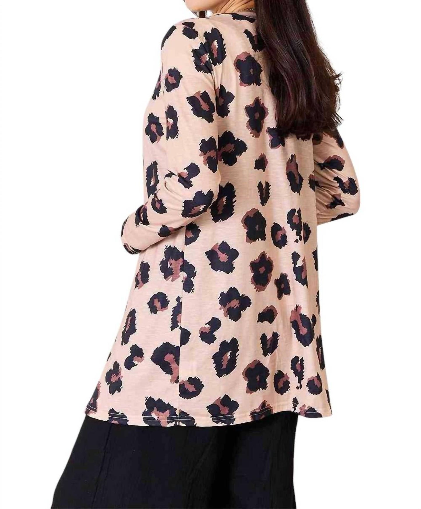 Double Take - Chic Button-up Cardigan With Print