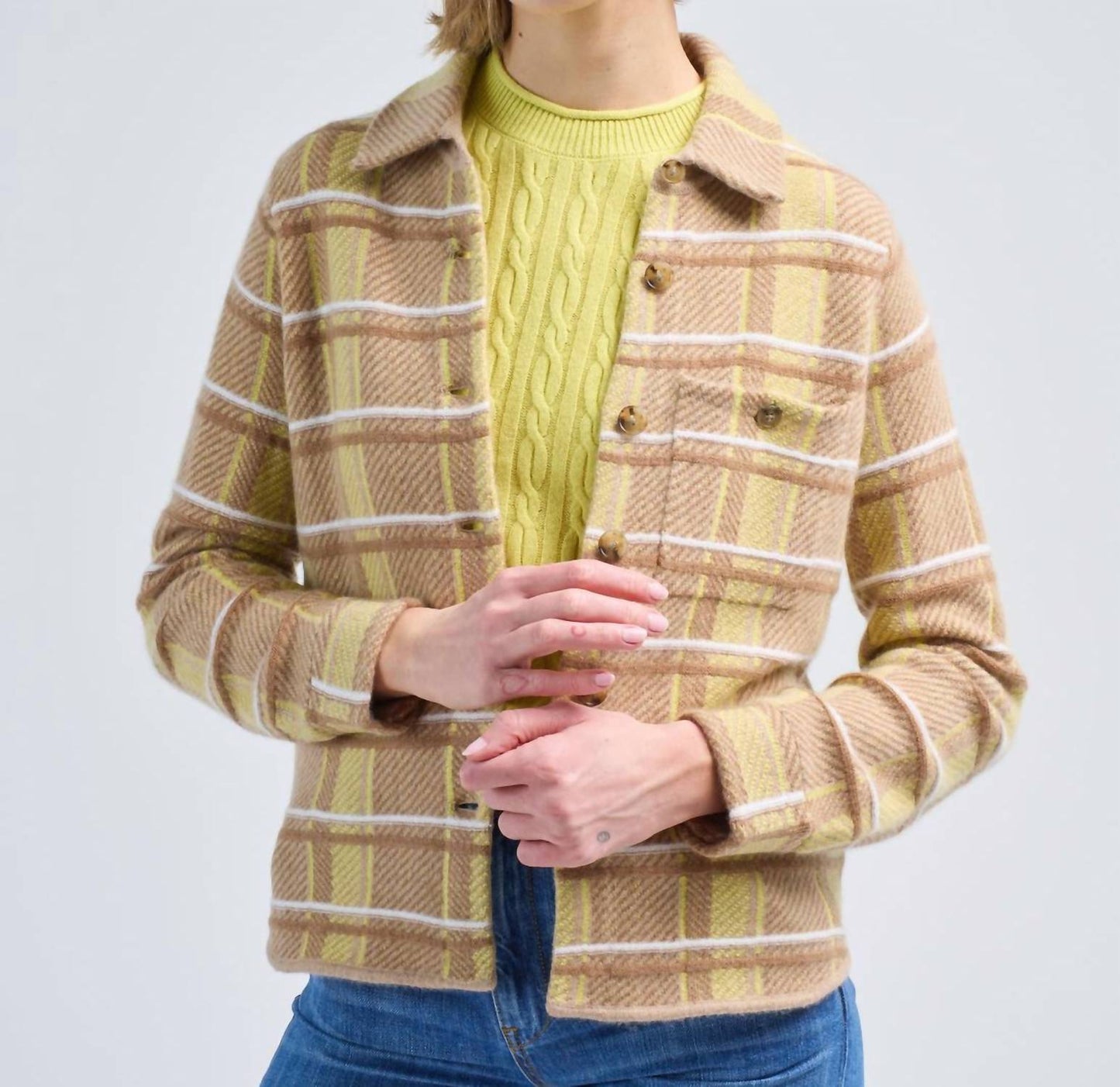 Guest In Residence - Dylan Plaid Cashmere Shirt