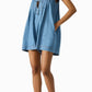 Steve Madden - Mick Pintuck Denim Romper