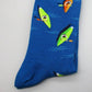 Hot Sox Men's Kayak Graphic Socks Blue Size 10-13