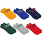 Ralph Lauren Men's 6 Pk Logo Low Cut Socks Red  Size Regular