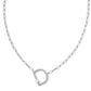 Kendra Scott - Women's Pearl Letter D Pendant Necklace