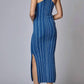 Hevron - Rose Knit Midio Dress
