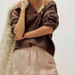 Free People - Meet Me In The Middle Mini Slip Skirt