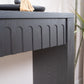 Modern Black Console Table with 4 Drawers – 59.2" Entryway Table with Storage