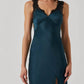 Astr - Eirene Satin Lace Trim Dress