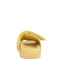 Gia Borghini - WOMEN'S GIA 3 PADDED LEATHER SLIDES